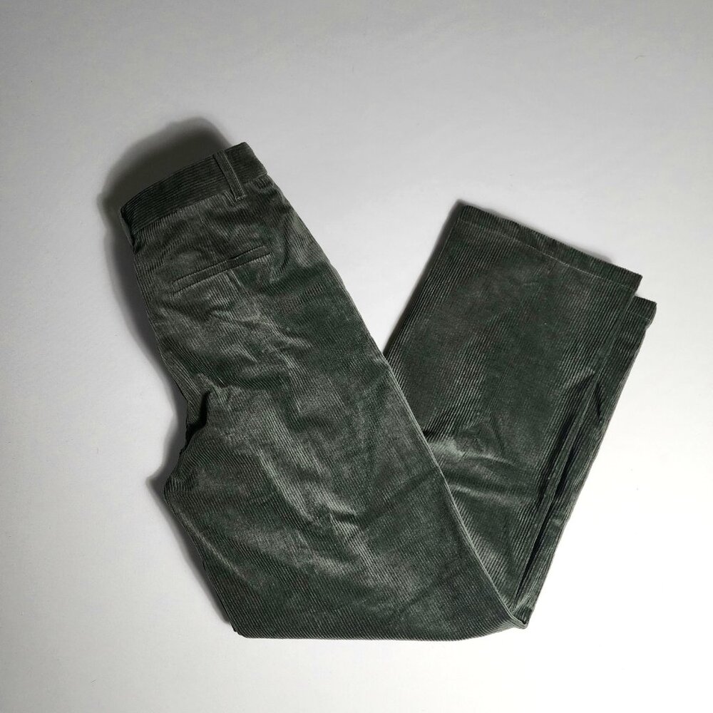 Norse Projects Jelena Cords Ivy Green Women's Size 34 Made in Italy - Picture 12 of 13